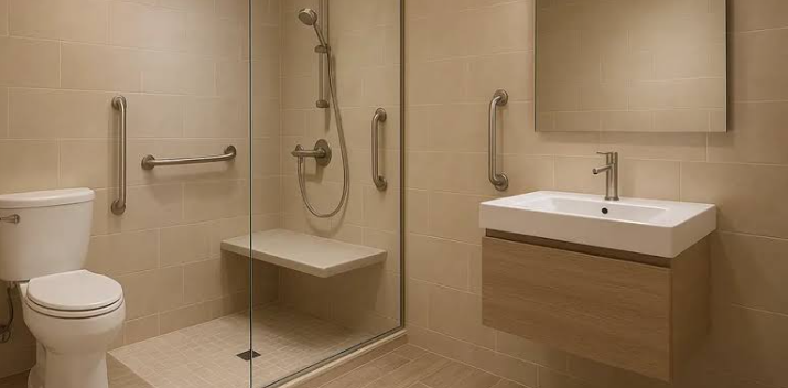 Converting The Only Bathroom In The House For A Parent